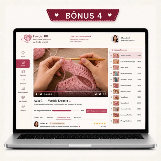 Mockup das Vídeo Aulas dos 12 Modelos Premium Mais Procurados